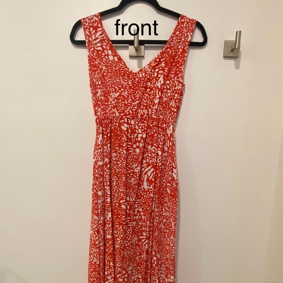 Patterned Dress with Pockets - Picture 2 of 5